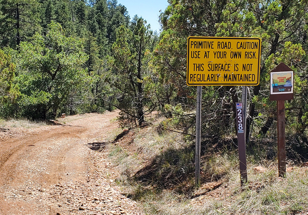 Road 238 sign